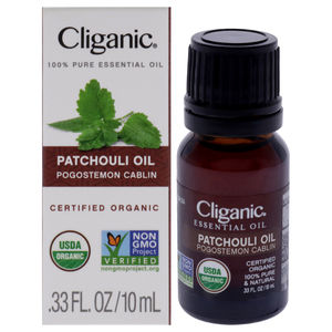 Organic Patchouli by Cliganic for Unisex - 0.33 oz Oil